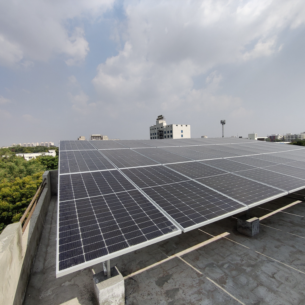 Dwarka Gems, sirsi Road, Solar Panel Installation